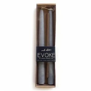 Evoke by Made Market Handmade Taper Candlesticks (Silver)